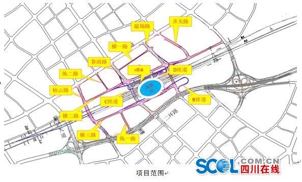 明年6月见泸州城北高铁枢纽站周边配套市政道路开工了