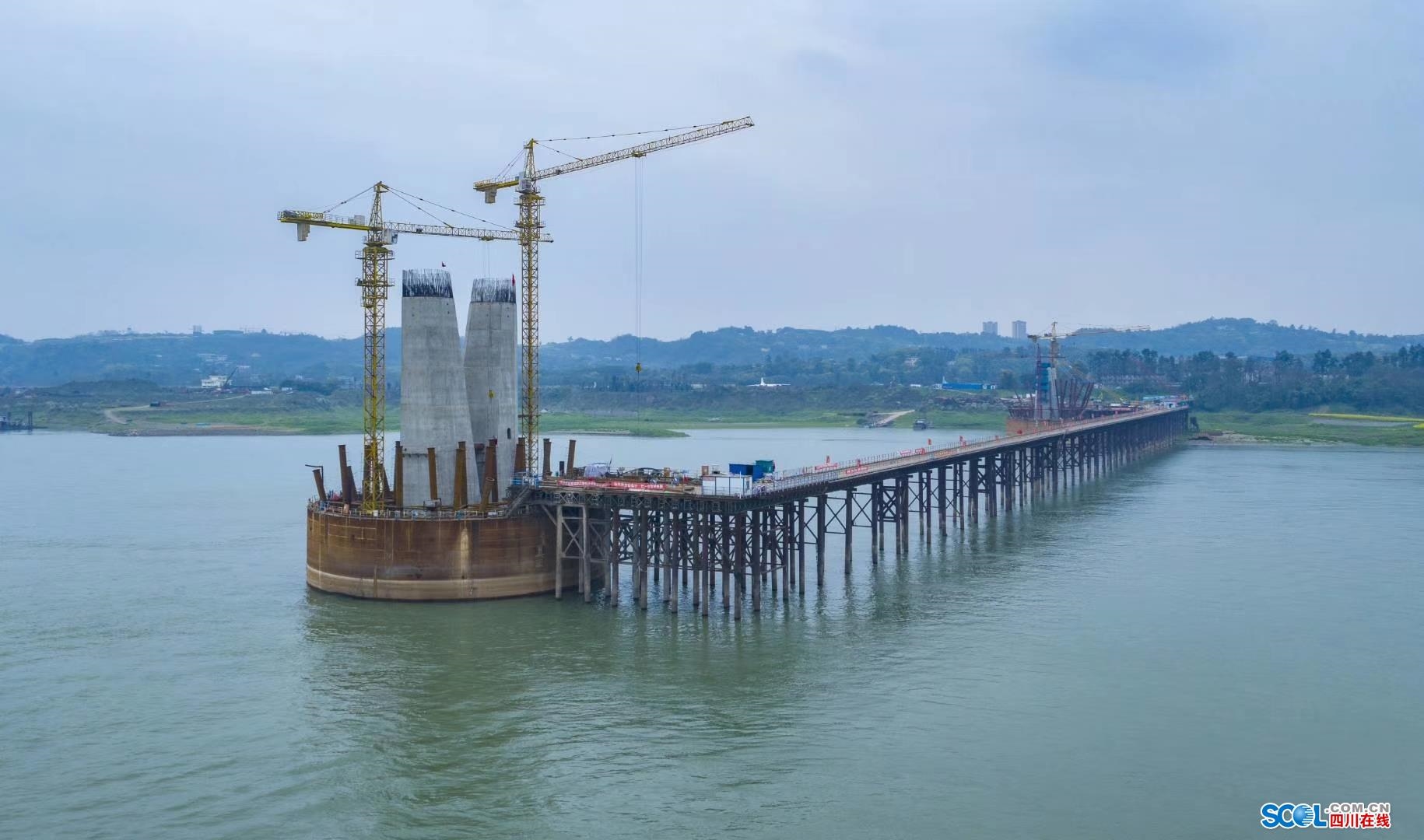 全面复工 泸州长江六桥滨江路及北连接线实现功能性通车